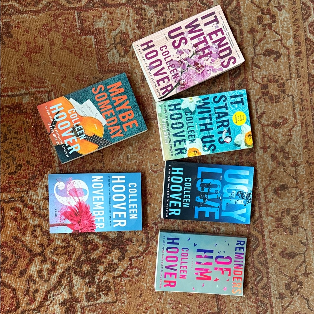 Colleen Hoover Book Collection - Multicolor Set